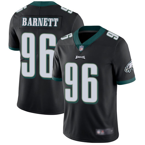 Men Philadelphia Eagles 96 Derek Barnett Black Alternate Vapor Untouchable NFL Jersey Limited Player Football